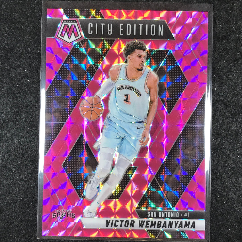 2024-25 Mosaic VICTOR WEMBANYAMA City Edition Pink Mosaic /175 #288