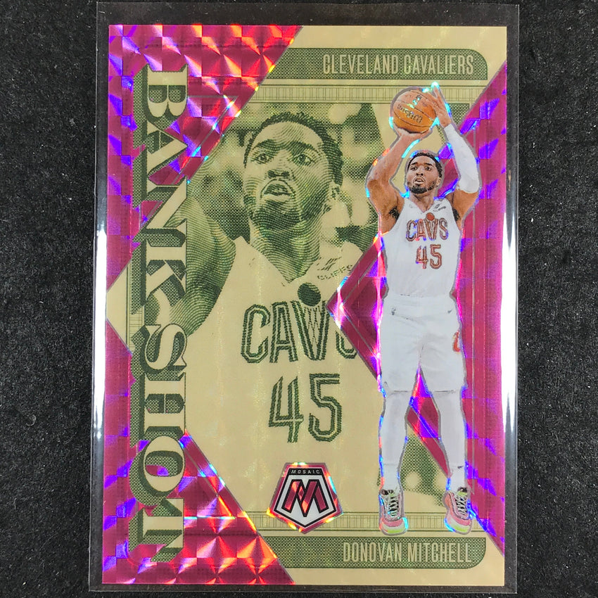 2024-25 Mosaic DONOVAN MITCHELL Bank Shot Pink Mosaic /149 #2