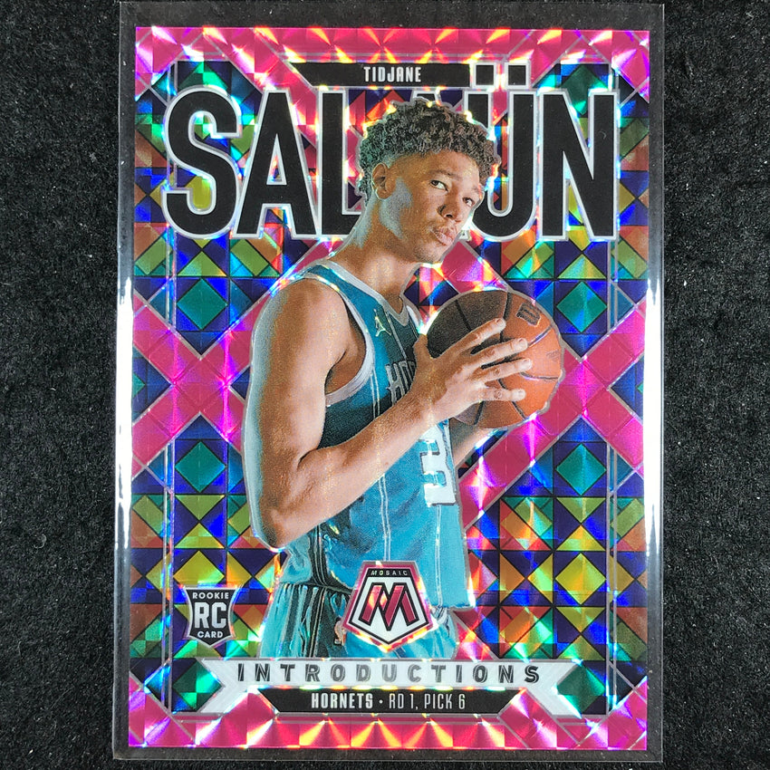 2024-25 Mosaic TIDJANE SALAUN Introductions Rookie Pink Mosaic /149 #19