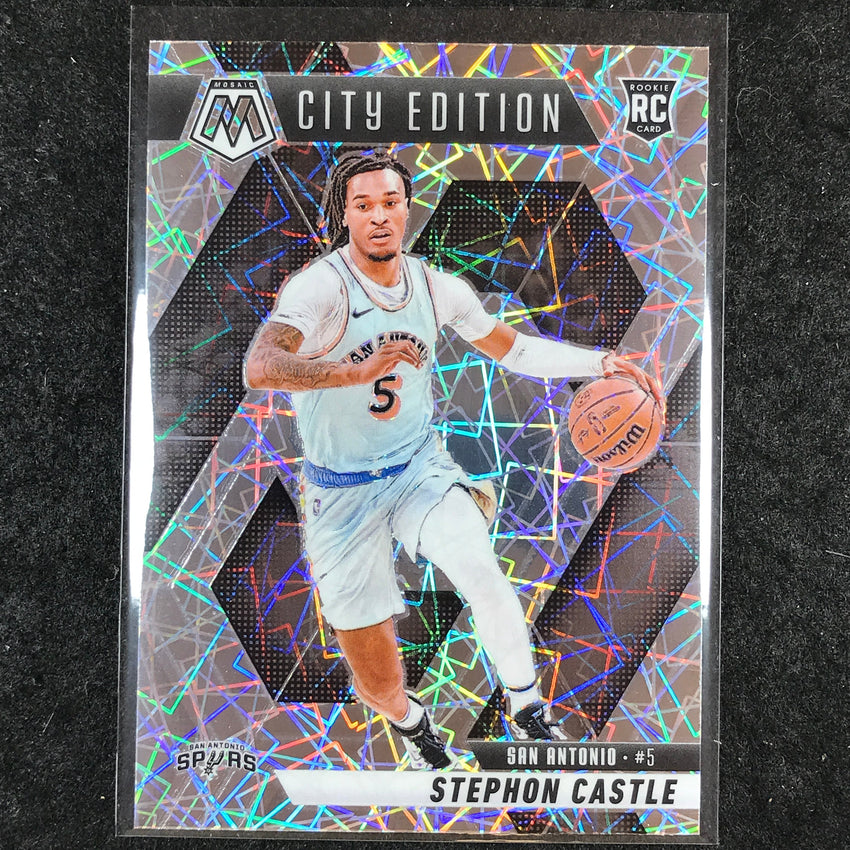 2024-25 Mosaic STEPHON CASTLE Rookie City Edition Premium Lazer #290