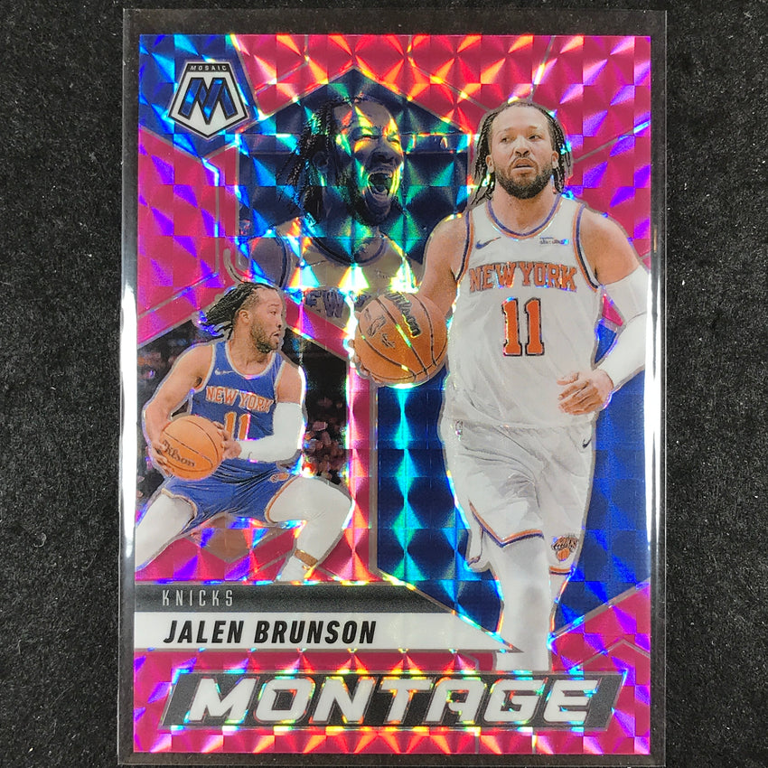 2024-25 Mosaic JALEN BRUNSON Montage Pink Mosaic /149 #2