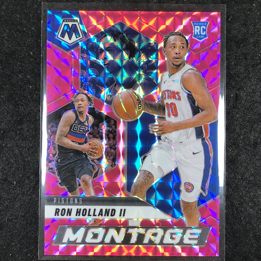 2024-25 Mosaic RON HOLLAND II Montage Rookie Pink Mosaic /149 #23