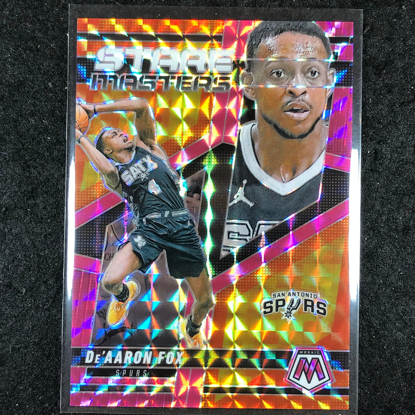 2024-25 Mosaic DE'AARON FOX Stare Masters Pink Mosaic /149 #11