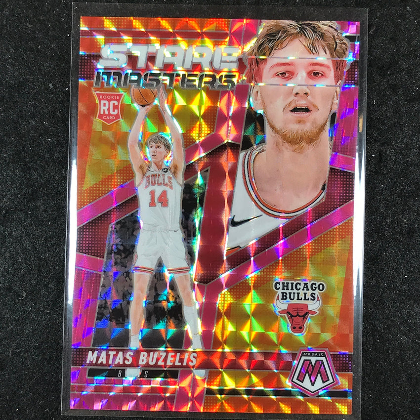 2024-25 Mosaic MATAS BUZELIS Stare Masters Pink Mosaic /149 #16