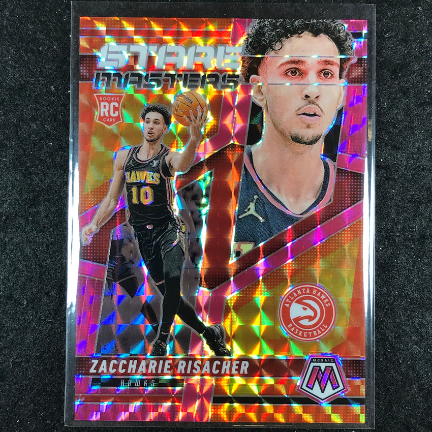 2024-25 Mosaic ZACCHARIE RISACHER Stare Masters Rookie Pink Mosaic /149 #20