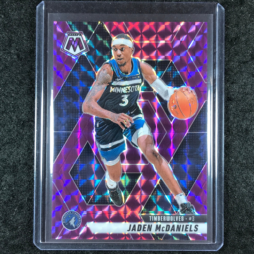 2024-25 Mosaic JADEN MCDANIELS Purple Mosaic 27/99 #101