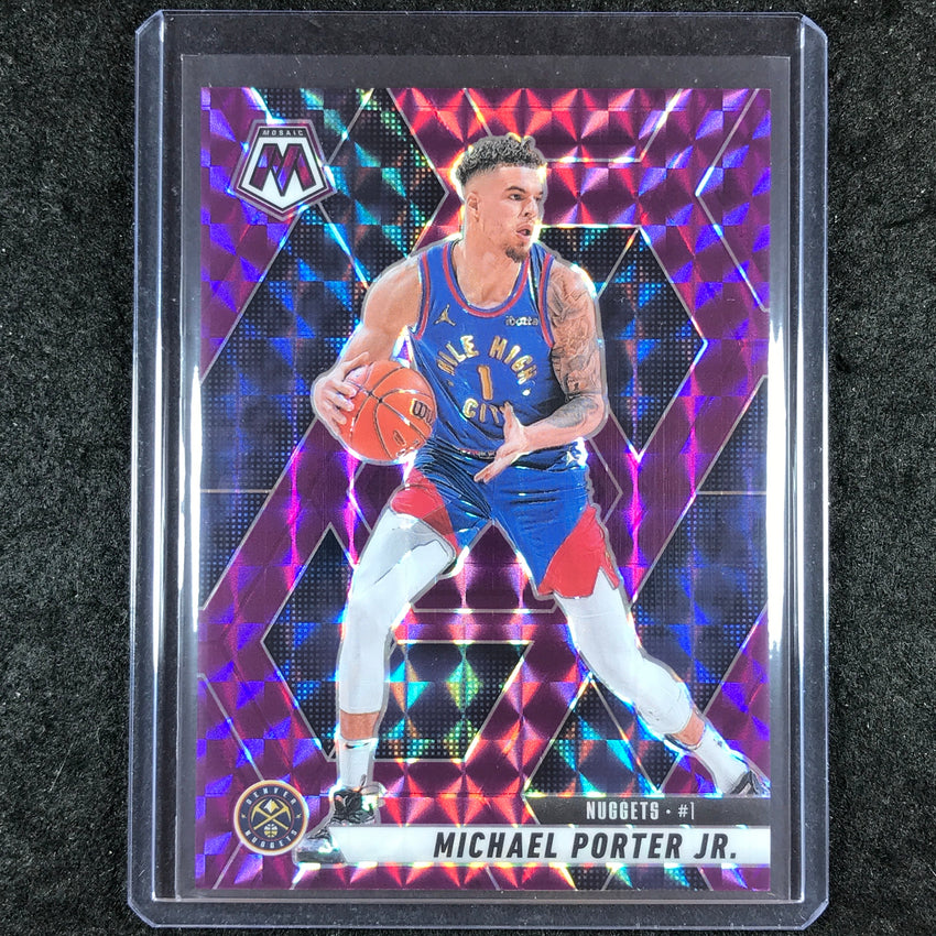 2024-25 Mosaic MICHAEL PORTER JR. Purple Mosaic 73/99 #128