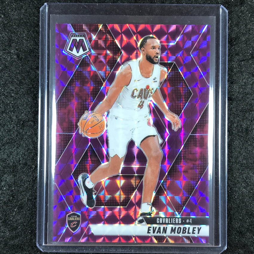 2024-25 Mosaic EVAN MOBLEY Purple Mosaic 92/99 #133