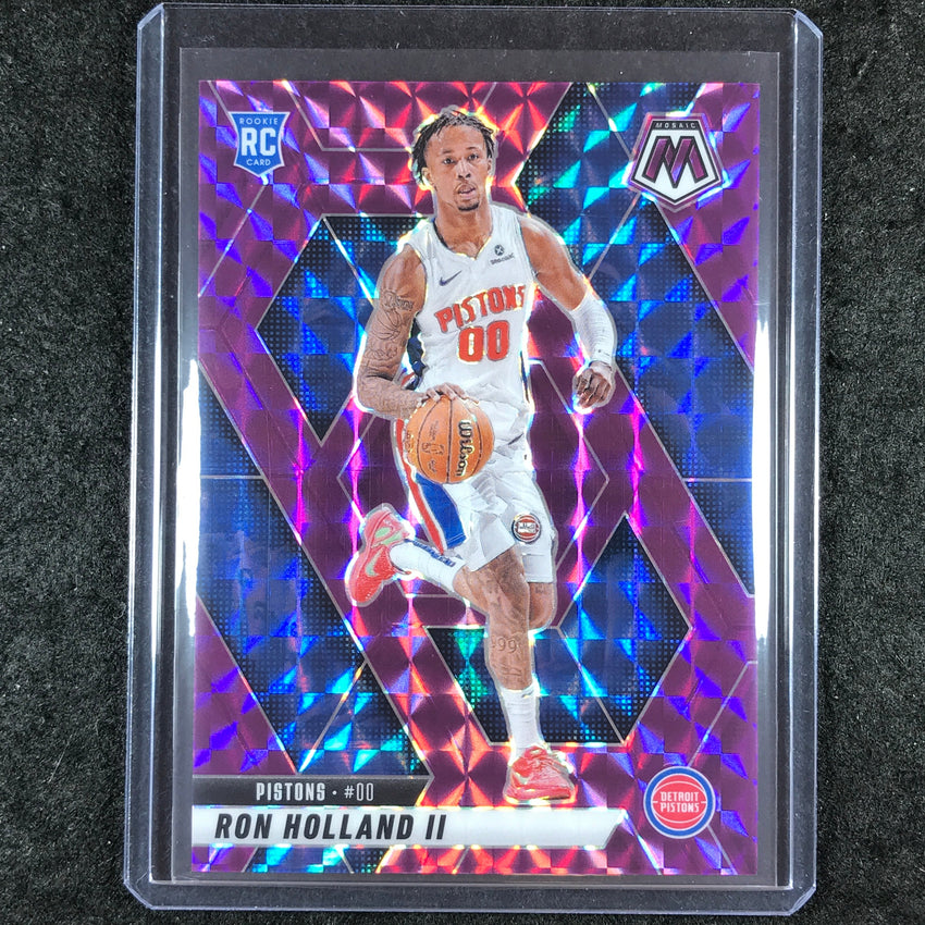 2024-25 Mosaic RON HOLLAND II Rookie Purple Mosaic 44/99 #219