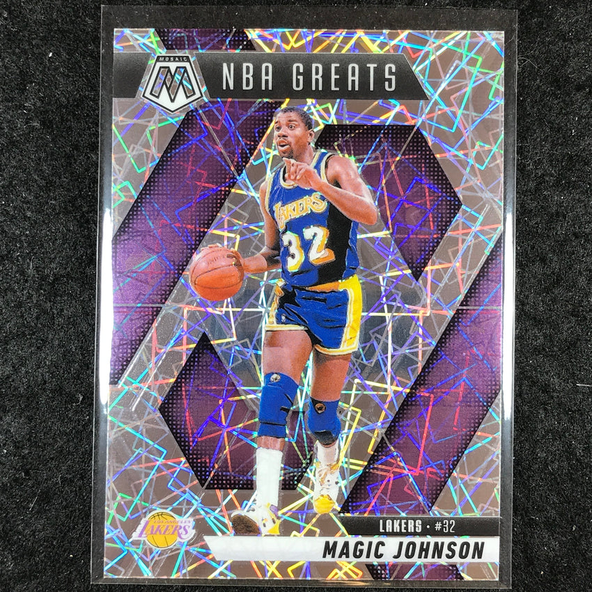 2024-25 Mosaic MAGIC JOHNSON NBA Greats Premium Lazer #296