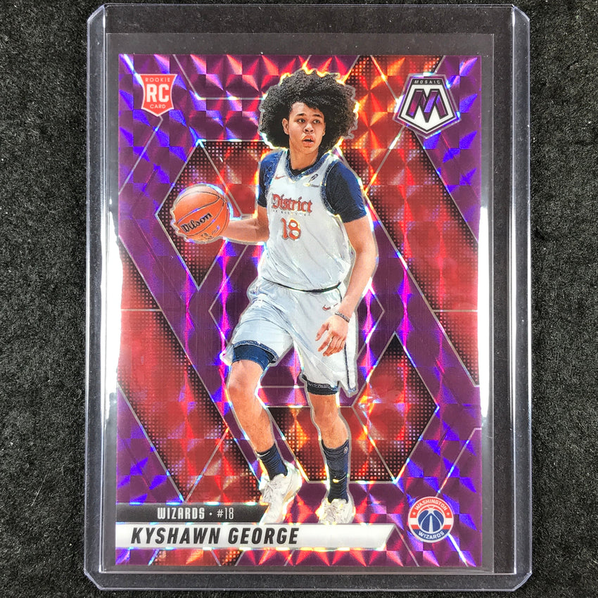 2024-25 Mosaic KYSHAWN GEORGE Rookie Purple Mosaic 75/99 #247