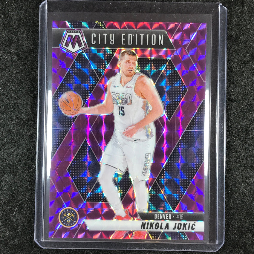 2024-25 Mosaic NIKOLA JOKIC City Edition Purple Mosaic 80/99 #275