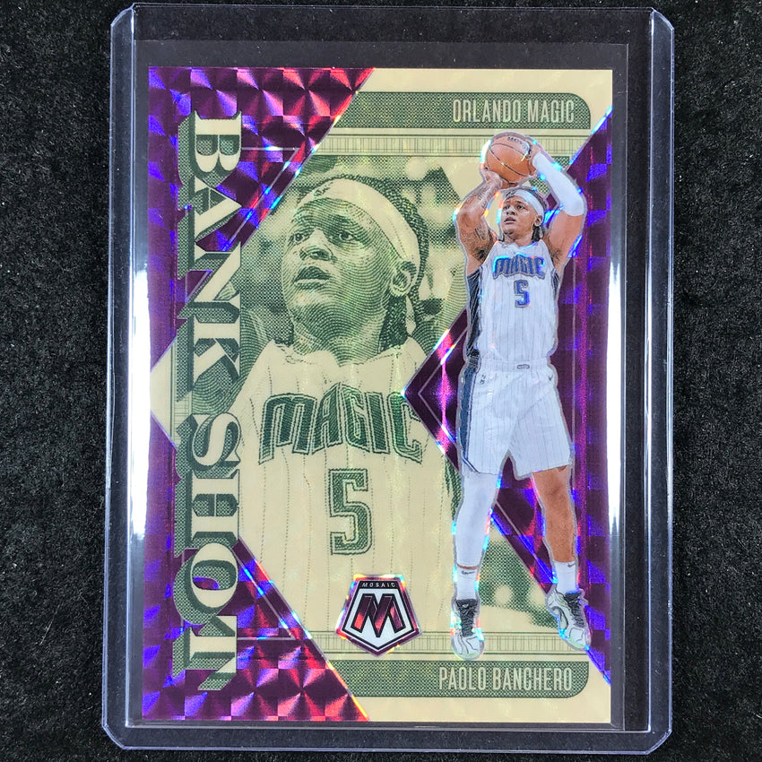 2024-25 Mosaic PAOLO BANCHERO Bank Shot Purple Mosaic 59/99 #16