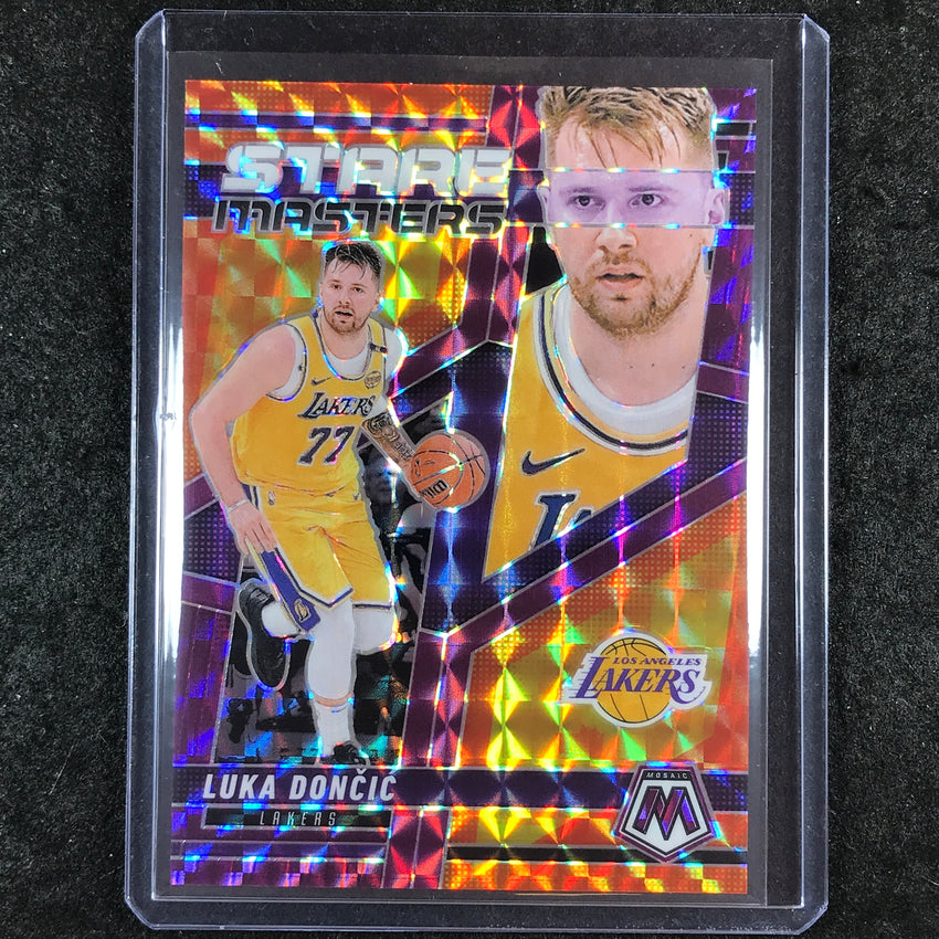 2024-25 Mosaic LUKA DONCIC Stare Masters Purple Mosaic 71/99 #7