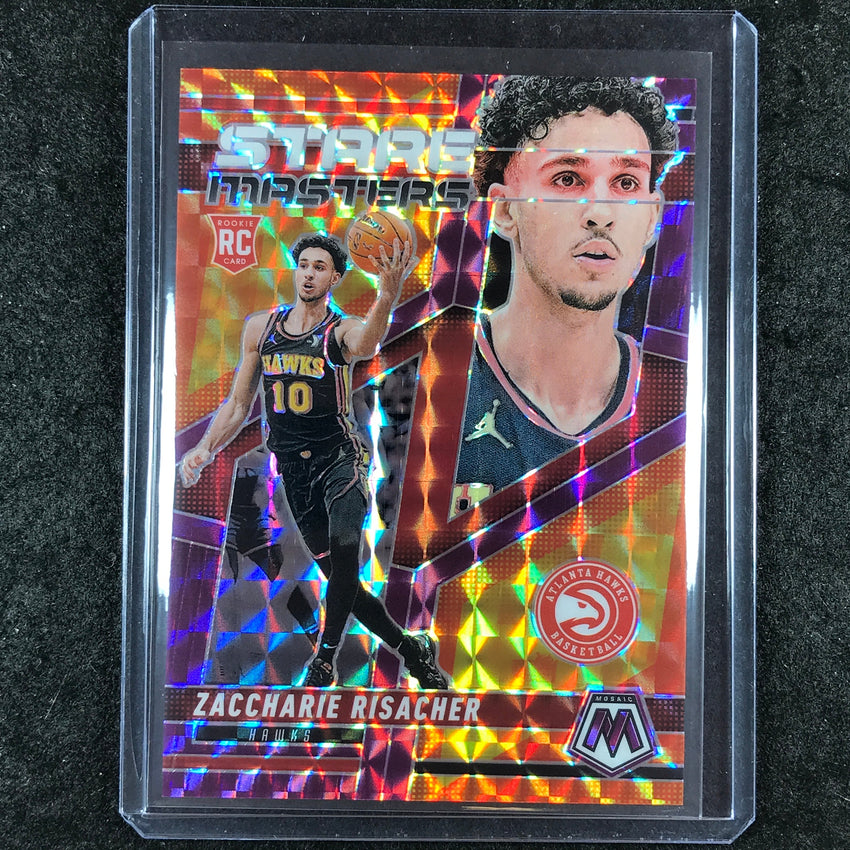 2024-25 Mosaic ZACCHARIE RISACHER Stare Masters Rookie Purple Mosaic 3/99 #20