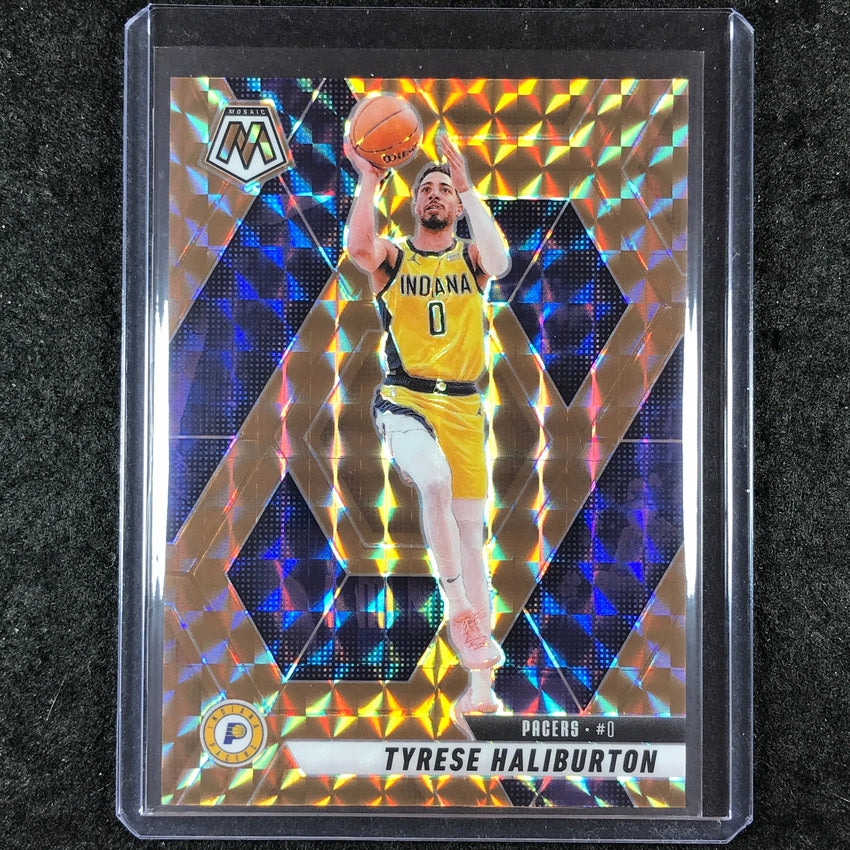 2024-25 Mosaic TYRESE HALIBURTON Bronze Mosaic 40/75 #85