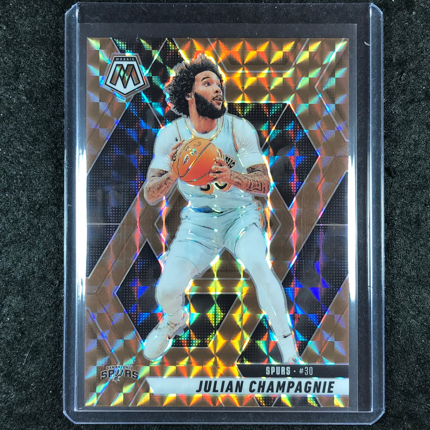 2024-25 Mosaic JULIAN CHAMPAGNIE Bronze Mosaic 37/75 #109