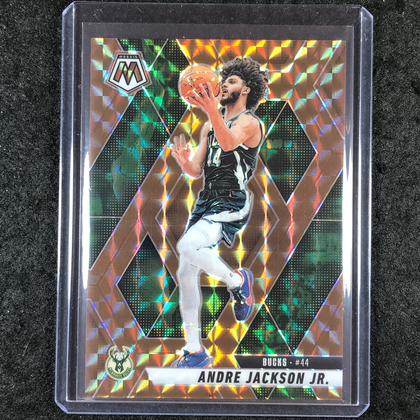 2024-25 Mosaic ANDRE JACKSON JR. Bronze Mosaic 14/75 #181