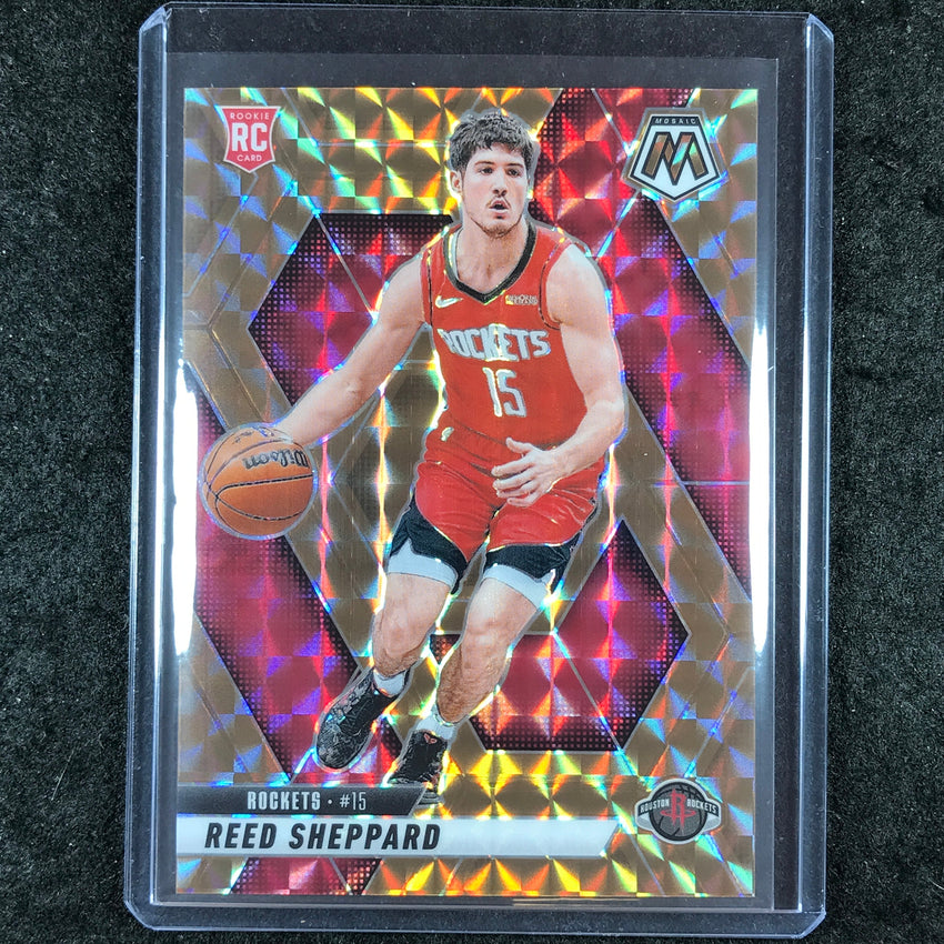 2024-25 Mosaic REED SHEPPARD Rookie Bronze Mosaic 64/75 #249