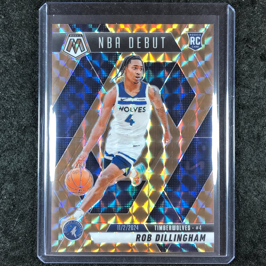 2024-25 Mosaic ROB DILLINGHAM Rookie NBA Debut Bronze Mosaic 50/75 #270