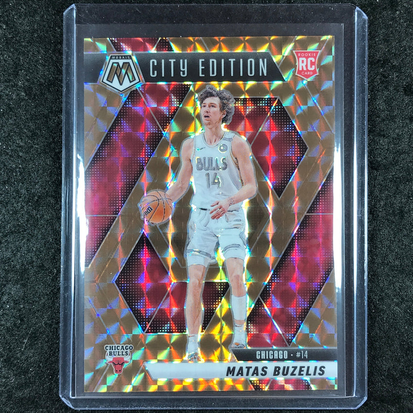 2024-25 Mosaic MATAS BUZELIS Rookie NBA Debut Bronze Mosaic 45/75 #273