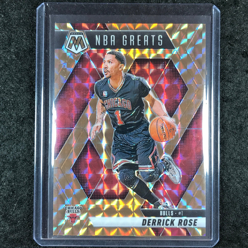 2024-25 Mosaic DERRICK ROSE NBA Greats Bronze Mosaic 72/75 #292