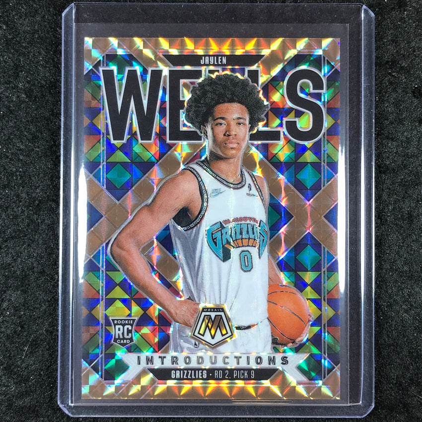 2024-25 Mosaic JAYLEN WELLS Introductions Rookie Bronze Mosaic 32/75 #18