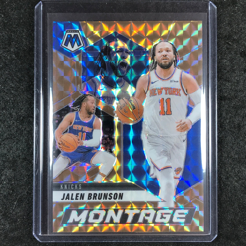 2024-25 Mosaic JALEN BRUNSON Montage Bronze Mosaic 28/75 #2
