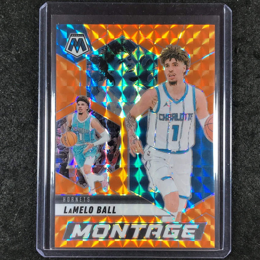 2024-25 Mosaic LAMELO BALL Montage Orange Mosaic 25/49 #28