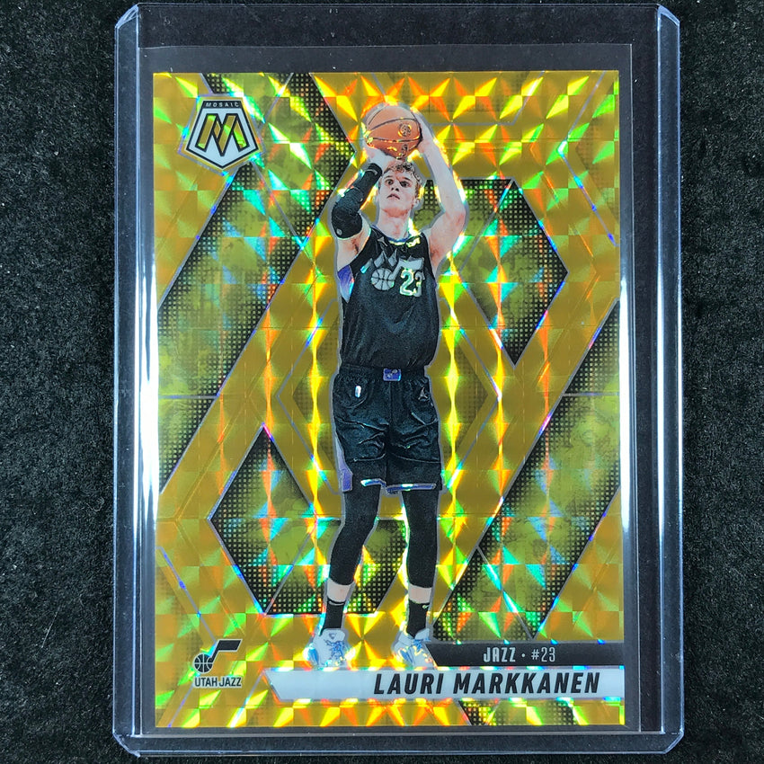 2024-25 Mosaic LAURI MARKKANEN Gold Mosaic 9/10 #186