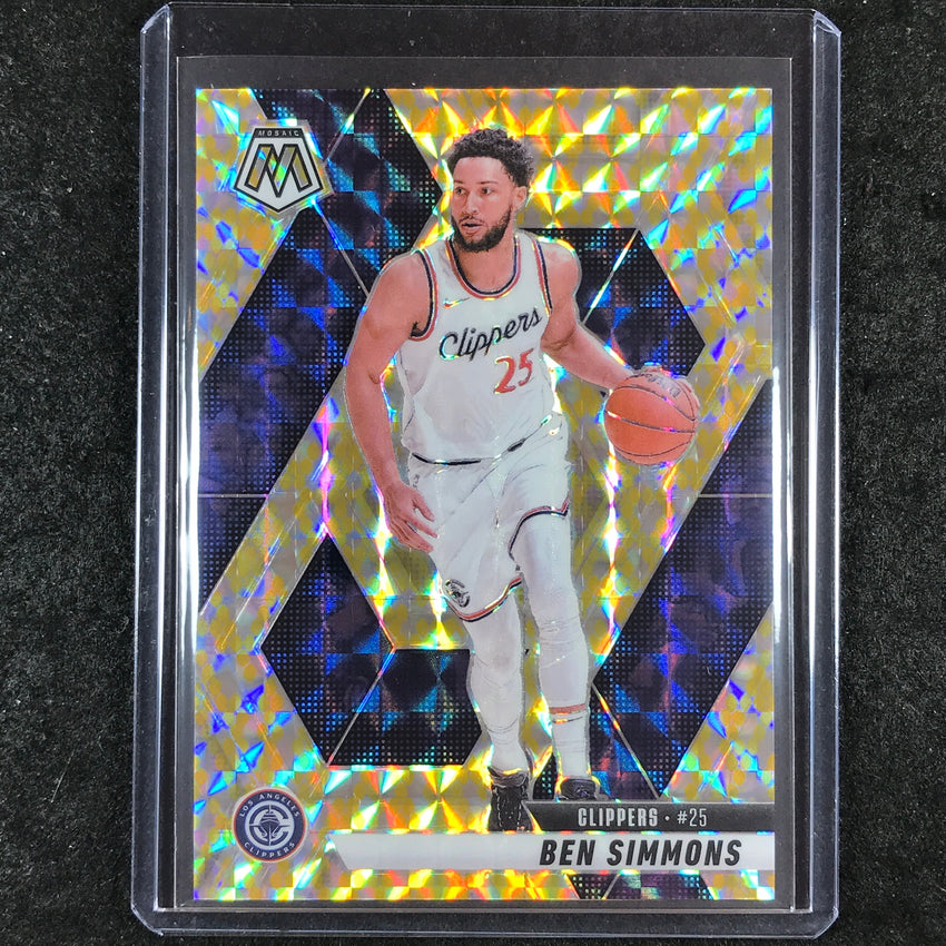 2024-25 Mosaic BEN SIMMONS Gold Snakeskin Mosaic 7/8 #30