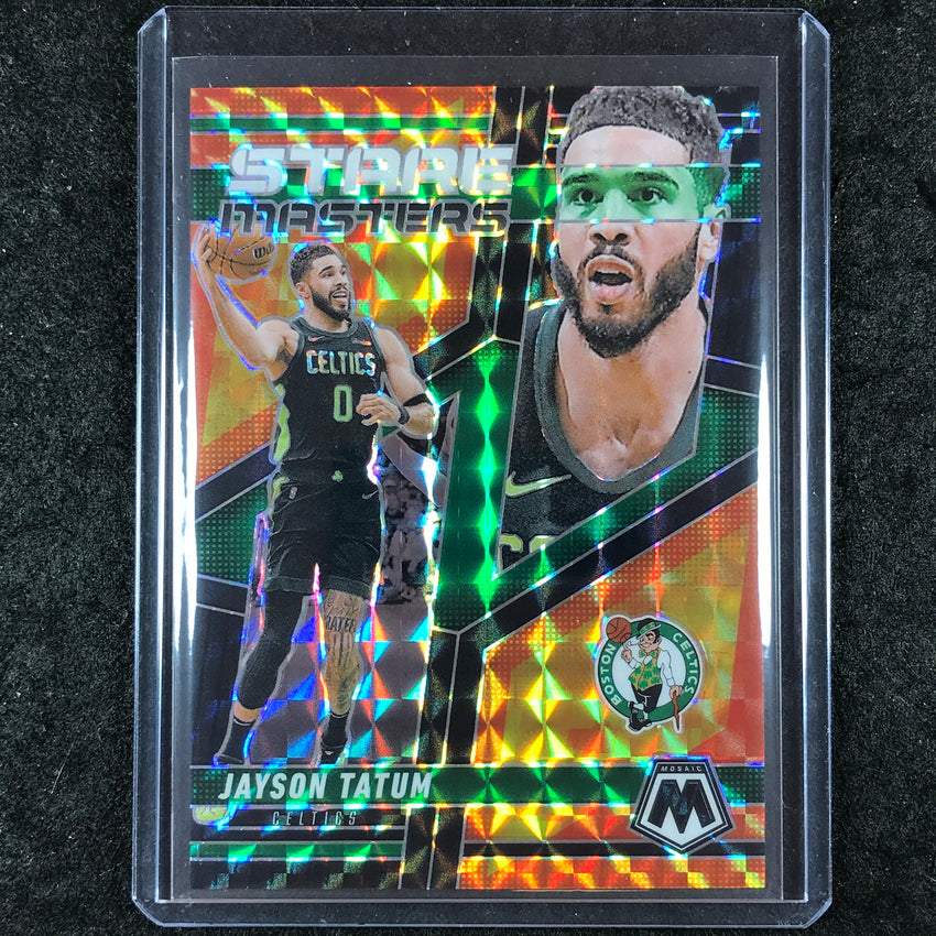 2024-25 Mosaic JAYSON TATUM Stare Masters Black Mosaic 1/1 #13