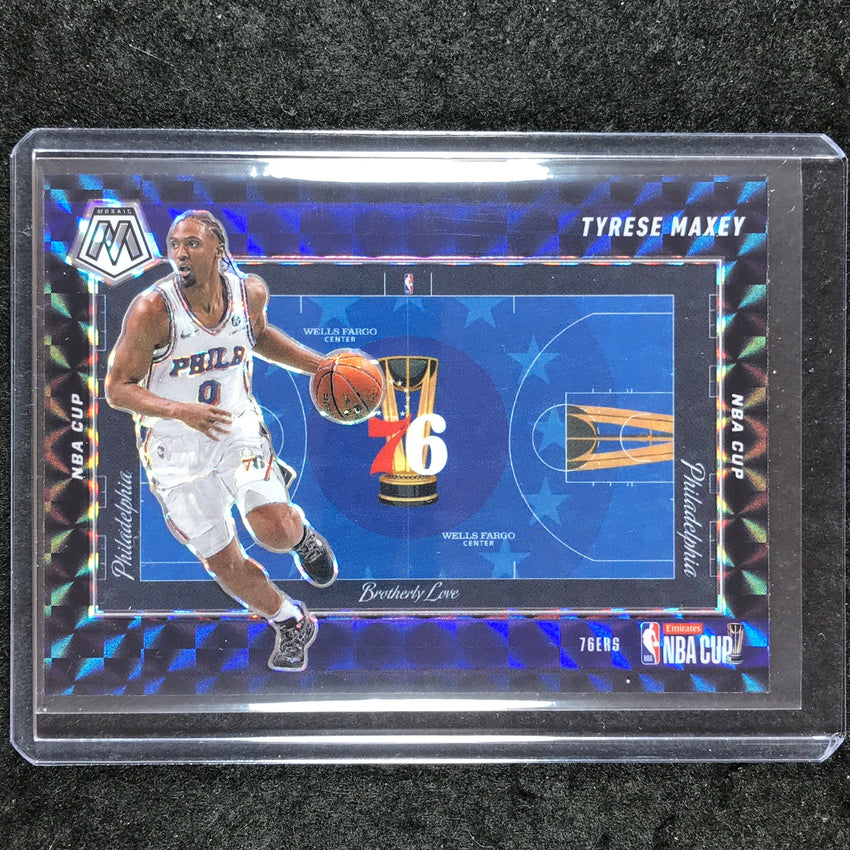2024-25 Mosaic TYRESE MAXEY NBA Cup SP #5