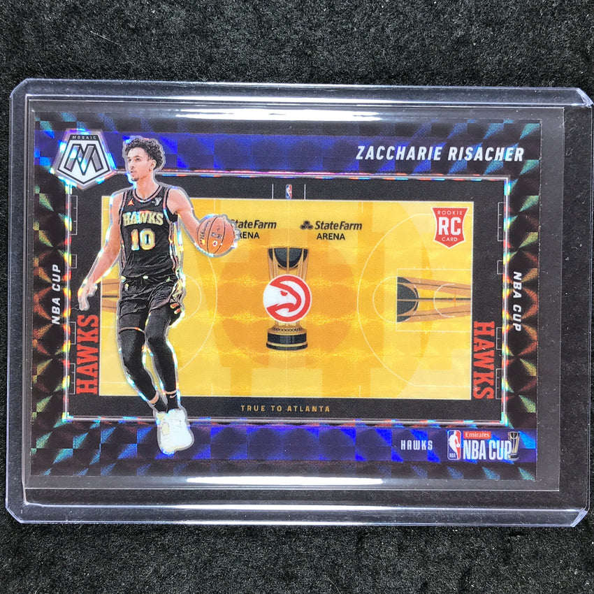 2024-25 Mosaic ZACCHARIE RISACHER NBA Cup Rookie SP #10
