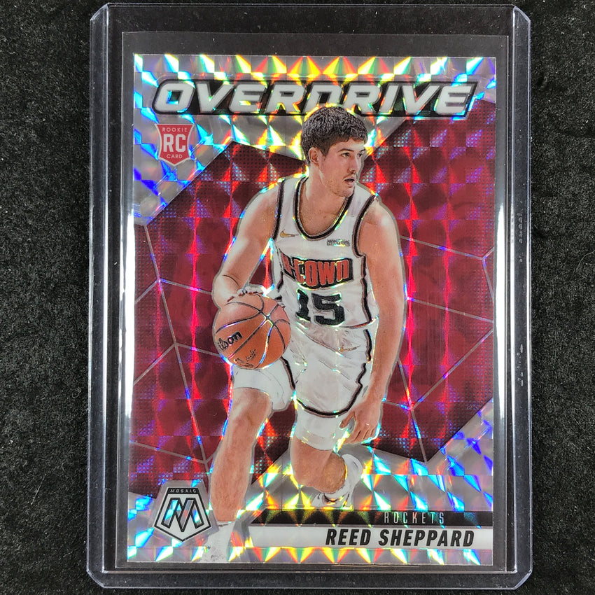 2024-25 Mosaic REED SHEPPARD Overdrive Rookie SP #4