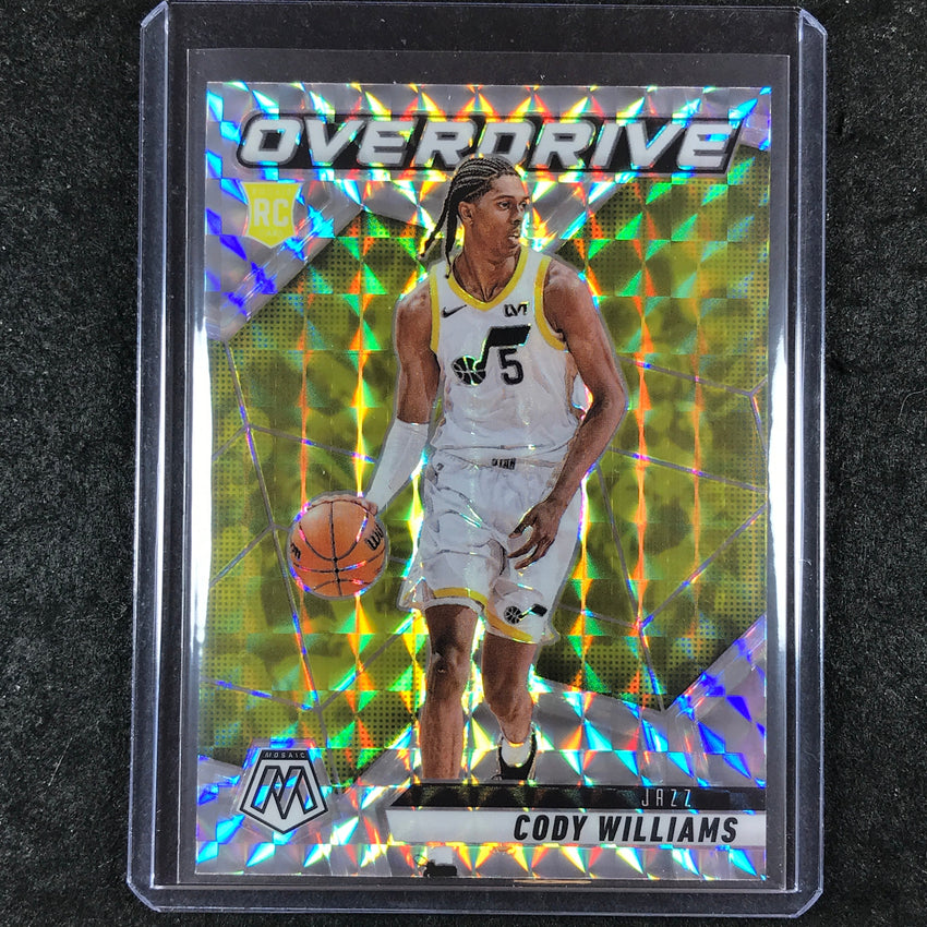 2024-25 Mosaic CODY WILLIAMS Overdrive Rookie SP #23