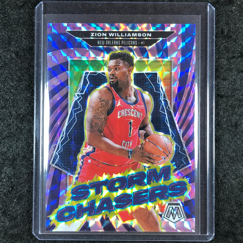 2024-25 Mosaic ZION WILLIAMSON Storm Chasers SP #4