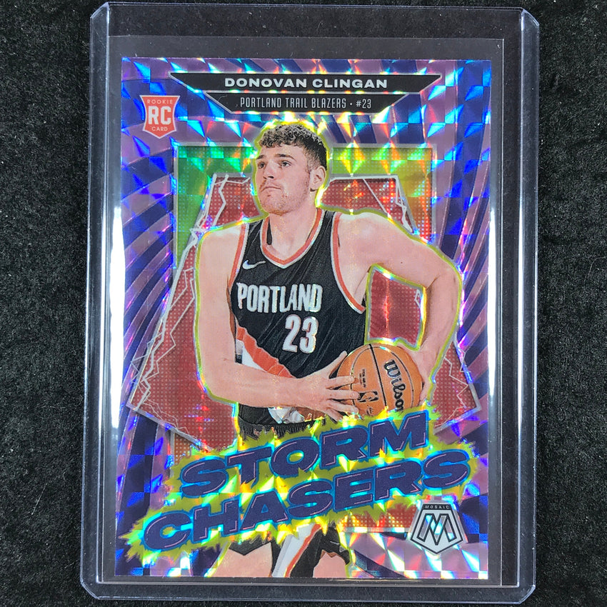 2024-25 Mosaic DONOVAN CLINGAN Storm Chasers Rookie SP #10