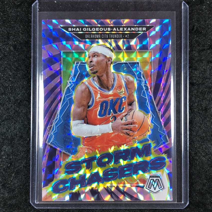 2024-25 Mosaic SHAI GILGEOUS-ALEXANDER Storm Chasers SP #16