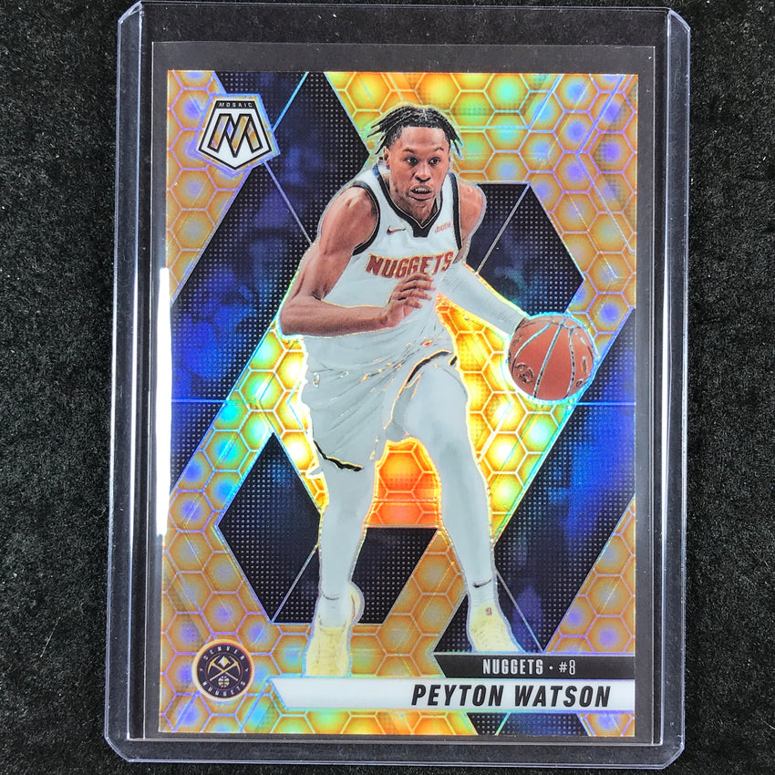 2024-25 Mosaic PEYTON WATSON Honeycomb Mosaic SP #194
