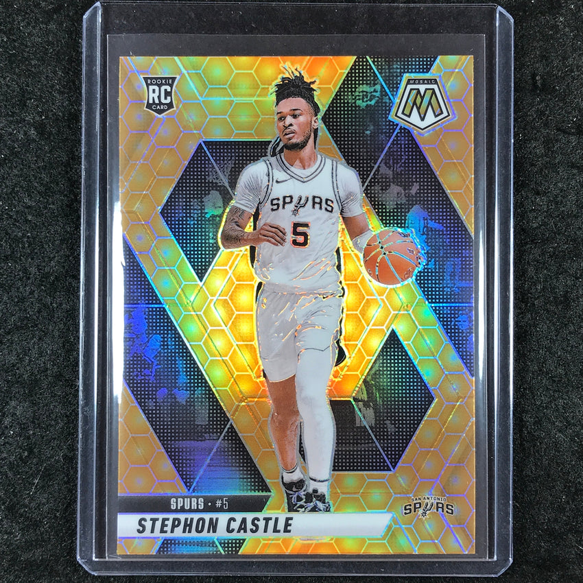 2024-25 Mosaic STEPHON CASTLE Rookie Honeycomb Mosaic SP #236