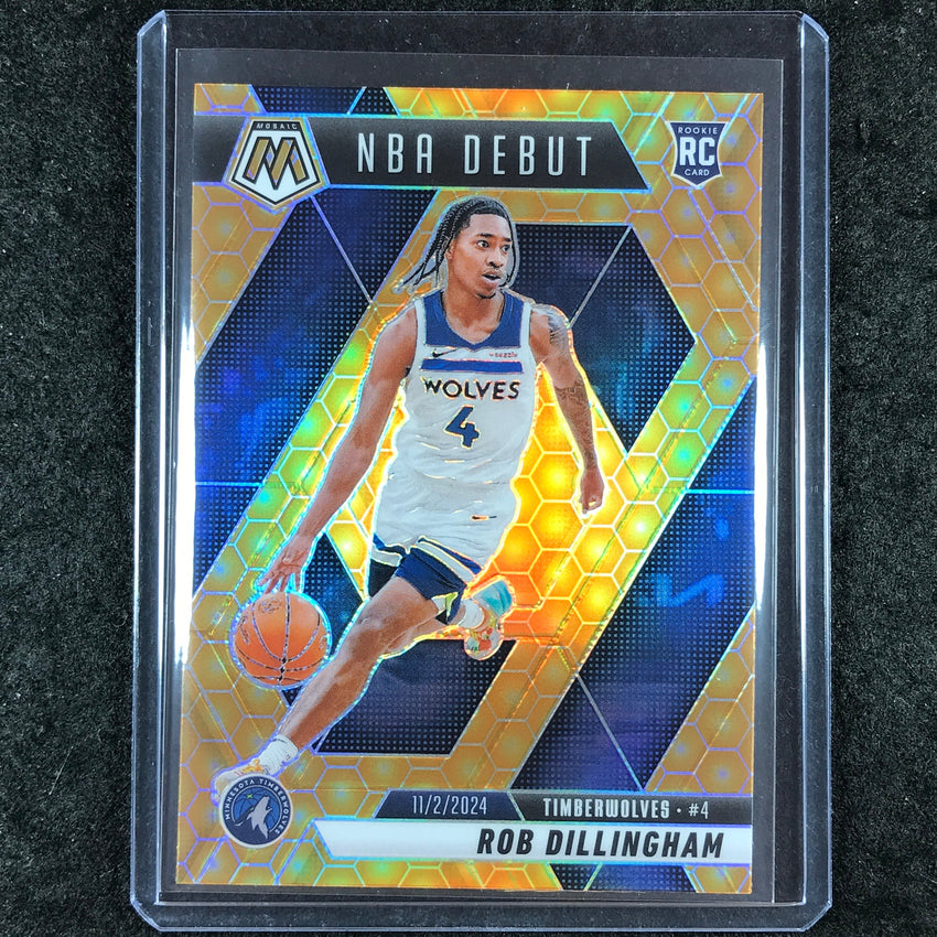 2024-25 Mosaic ROB DILLINGHAM Rookie NBA Debut Honeycomb Mosaic SP #270