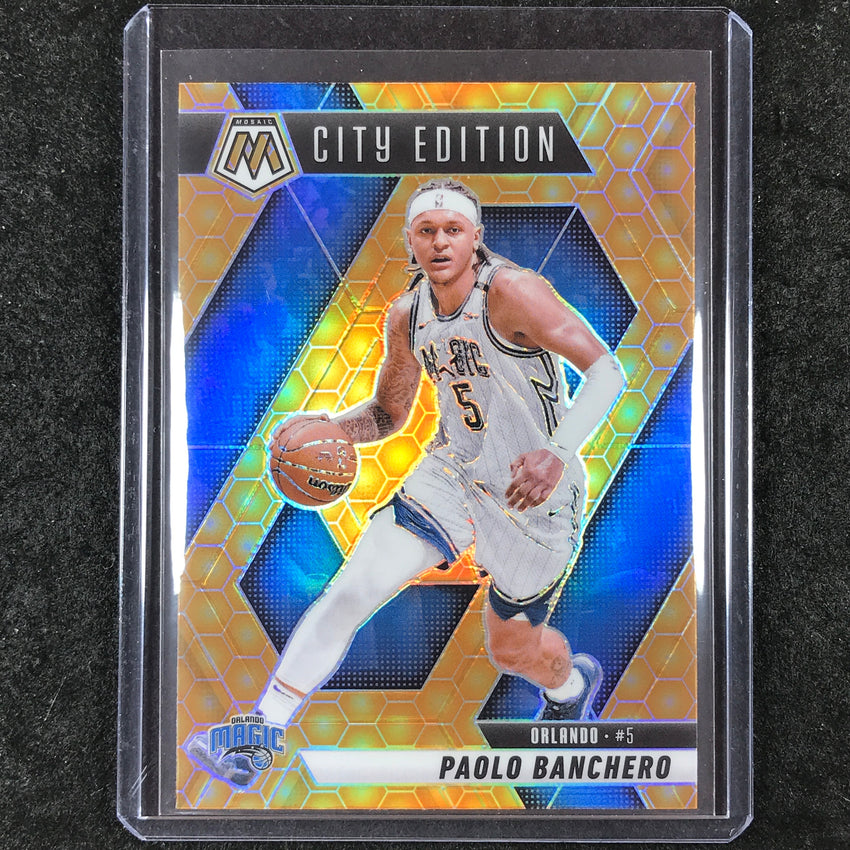 2024-25 Mosaic PAOLO BANCHERO City Edition Honeycomb Mosaic SP #283