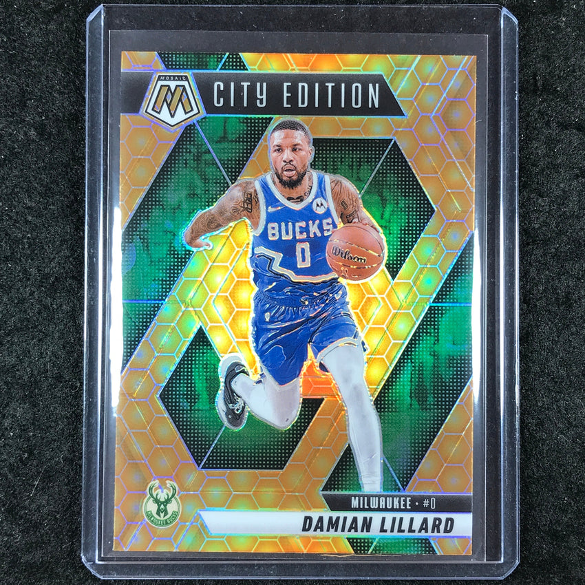 2024-25 Mosaic DAMIAN LILLARD City Edition Honeycomb Mosaic SP #285