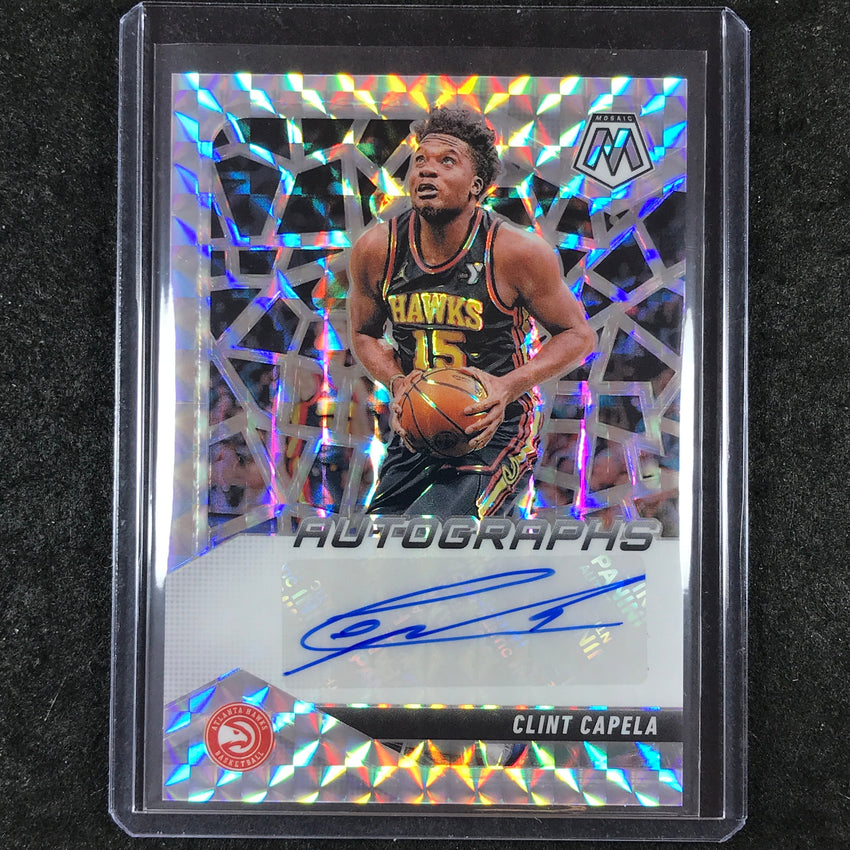 2024-25 Mosaic CLINT CAPELA Autographs Mosaic Silver #CAP