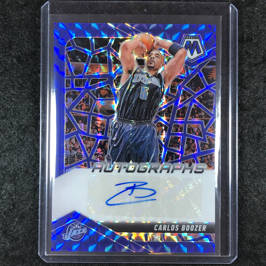 2024-25 Mosaic CARLOS BOOZER Autographs Mosaic Blue 48/49