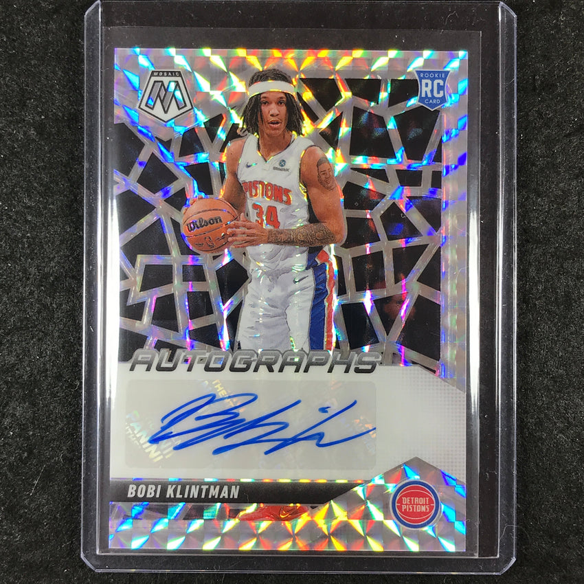 2024-25 Mosaic BOBI KLINTMAN Rookie Autographs Mosaic Silver #BOB