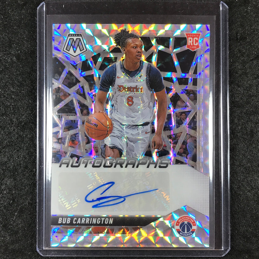 2024-25 Mosaic BUB CARRINGTON Rookie Autographs Mosaic Silver #BUB