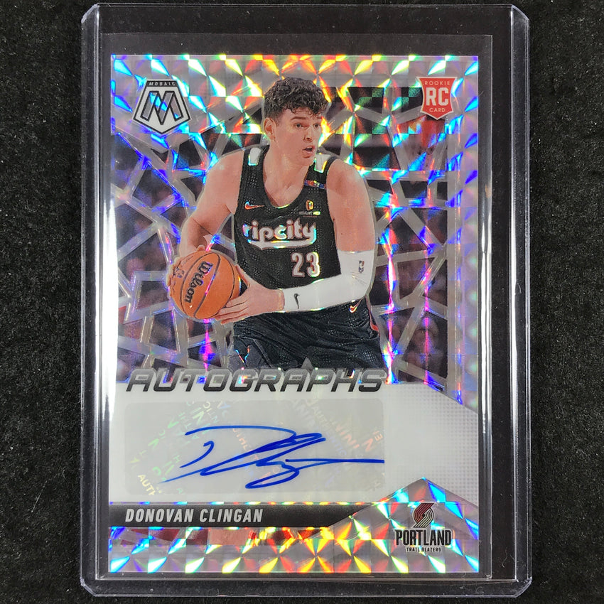 2024-25 Mosaic DONOVAN CLINGAN Rookie Autographs Mosaic Silver #DON