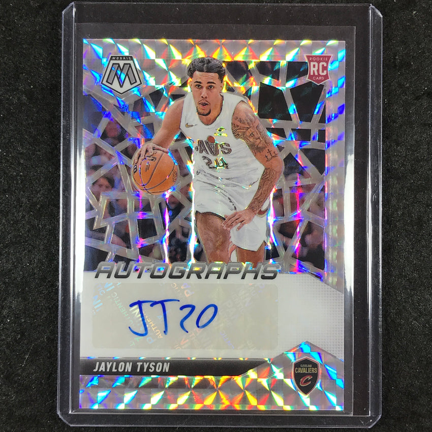2024-25 Mosaic JAYLON TYSON Rookie Autographs Mosaic Silver #TYS